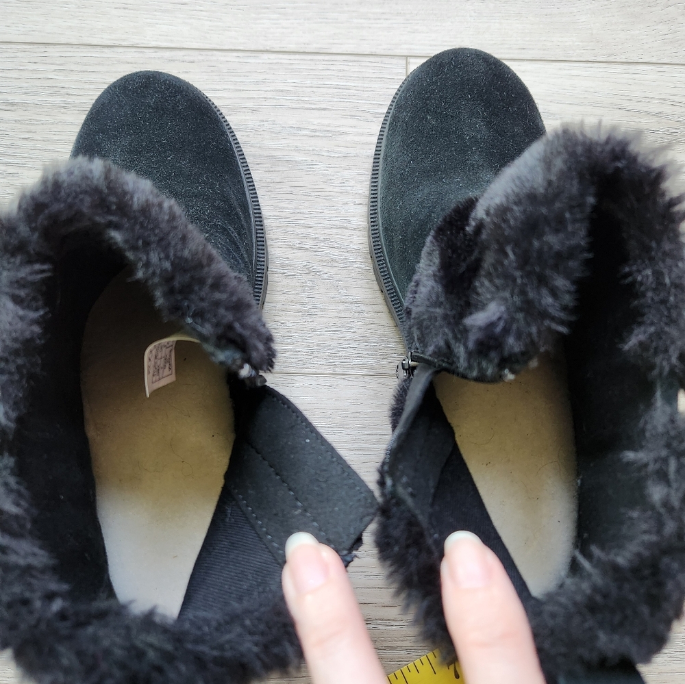 Koolabura by Ugg Berea Fuzz Ankle Boots Womens 7 Faux Fur Winter Nwot - Picture 11 of 13